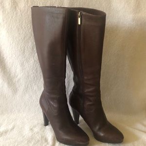 Brown leather banana republic boots